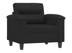 Poltrona| Poltrona couro artificial 60 cm PT983401 Preto