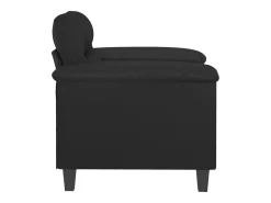 Poltrona| Poltrona couro artificial 60 cm PT983401 Preto