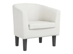 Poltrona* Poltrona couro artificial PT231045 Branco