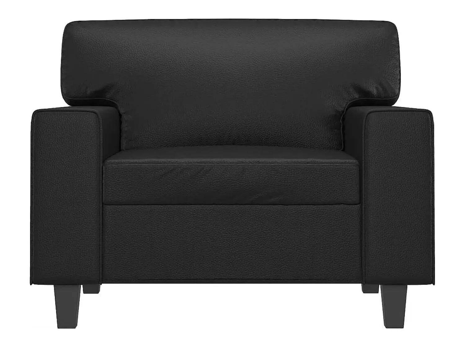 Poltrona couro artificial 60 cm PT170448^ Poltrona