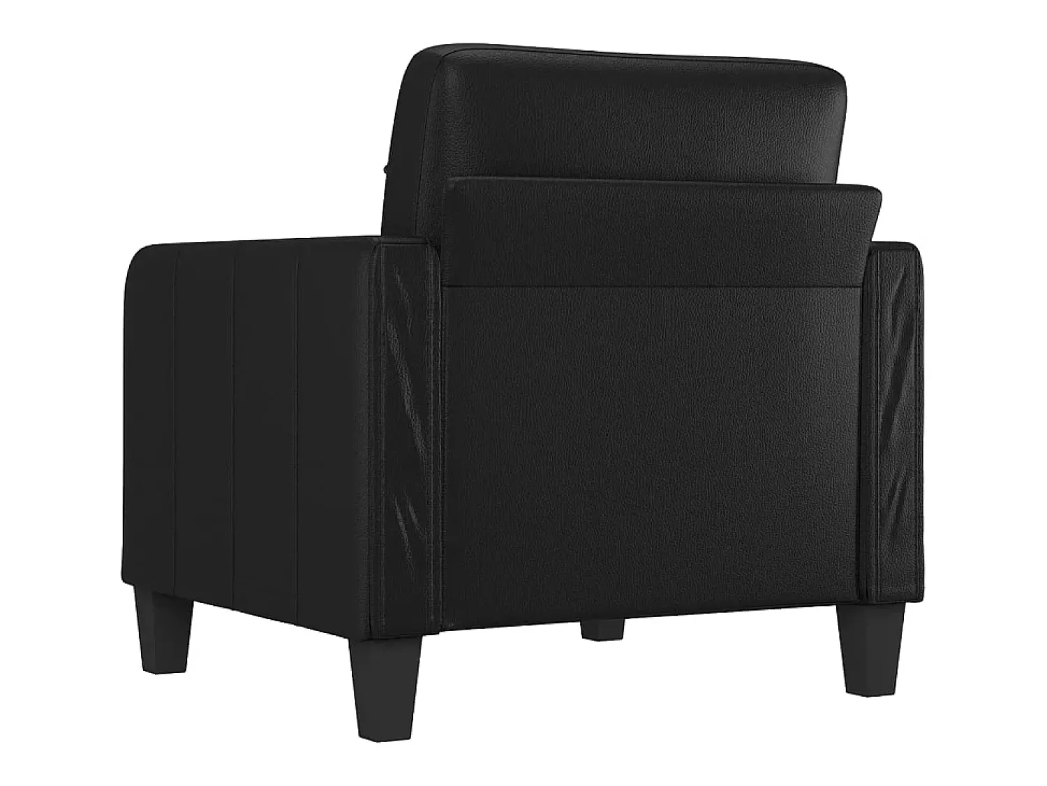 Poltrona couro artificial 60 cm PT794880^ Poltrona