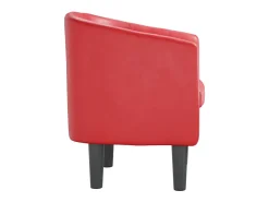 Poltrona* Poltrona couro artificial PT708700 Vermelho