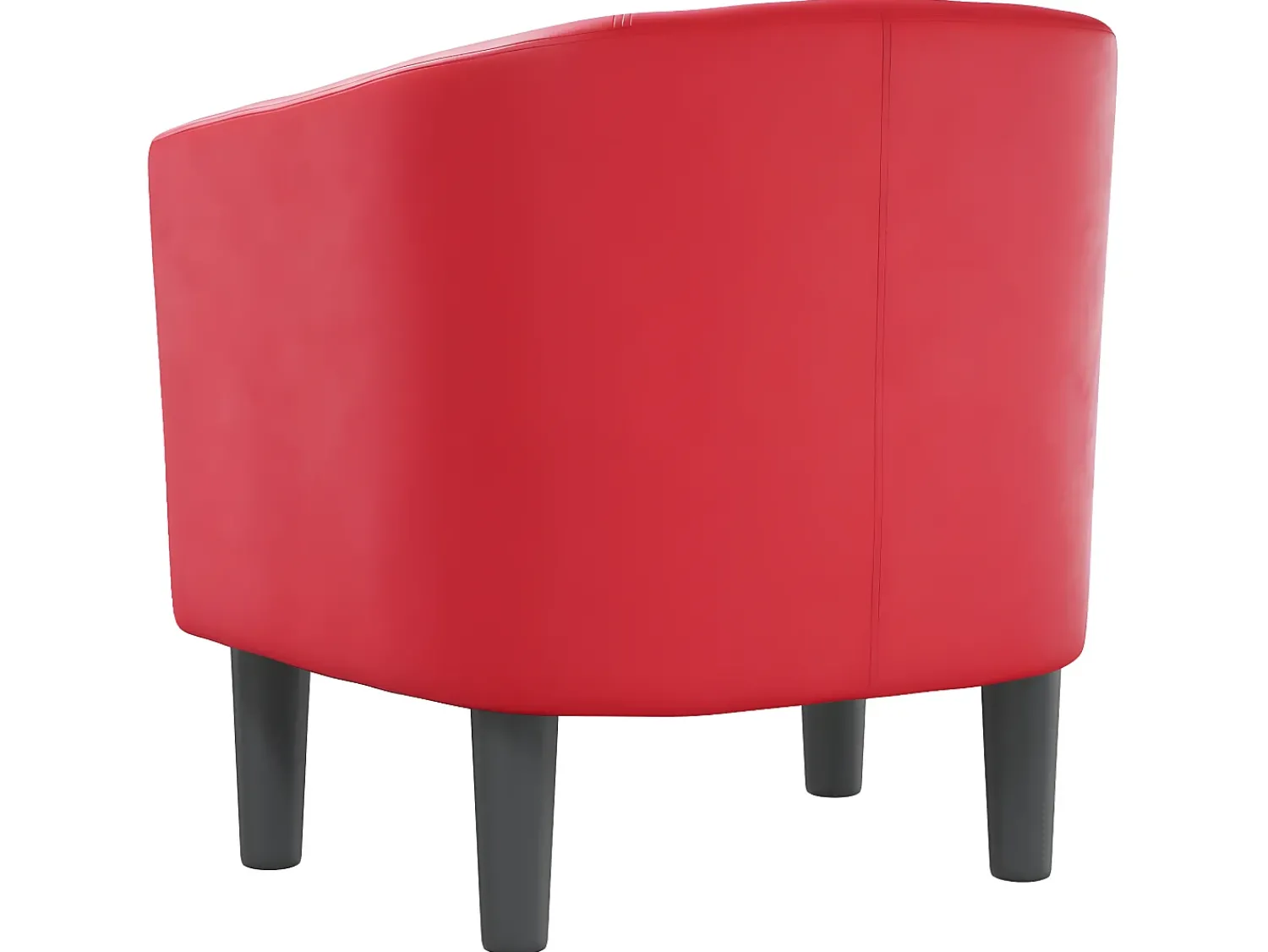 Poltrona* Poltrona couro artificial PT708700 Vermelho