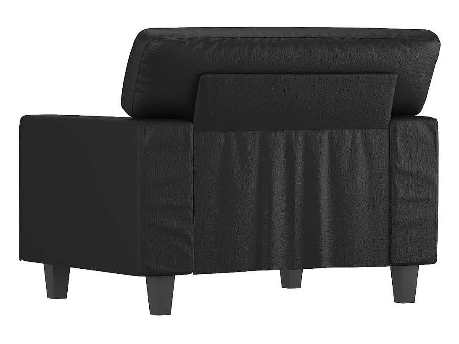 vidaxl Poltrona couro artificial 60 cm^ Poltrona