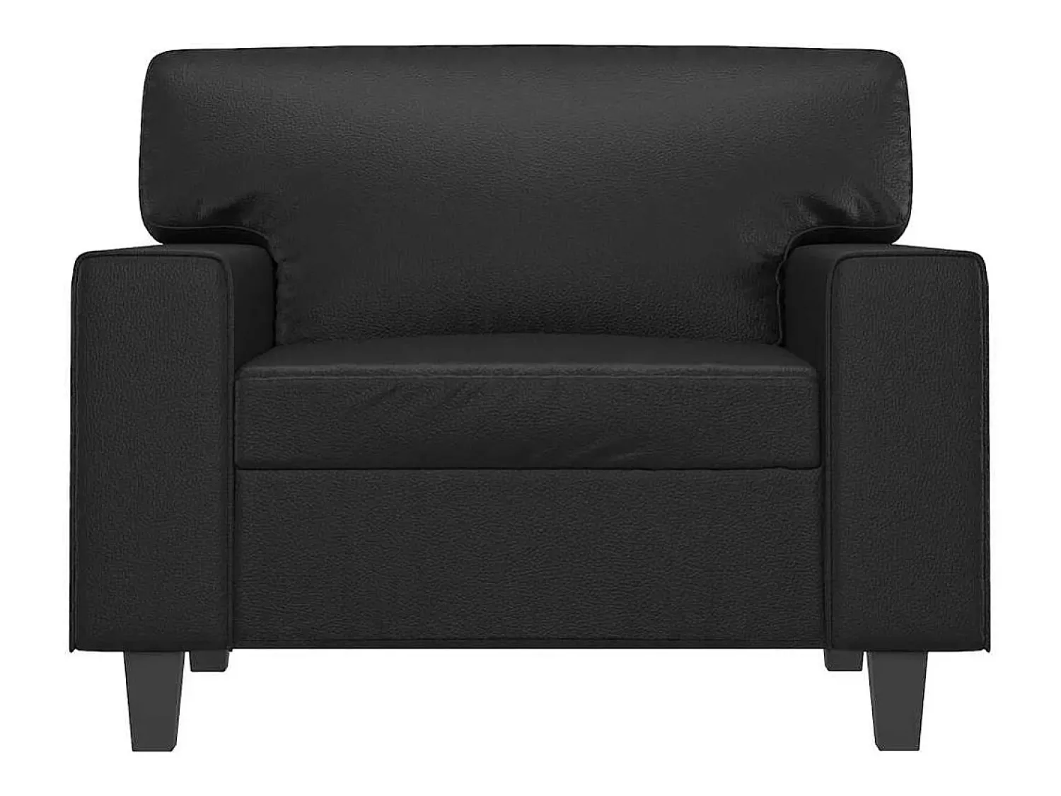 vidaxl Poltrona couro artificial 60 cm^ Poltrona