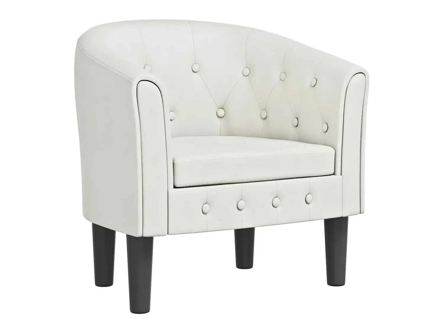 Poltrona* Poltrona couro artificial PT835887 Branco