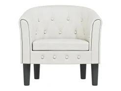 Poltrona* Poltrona couro artificial PT835887 Branco
