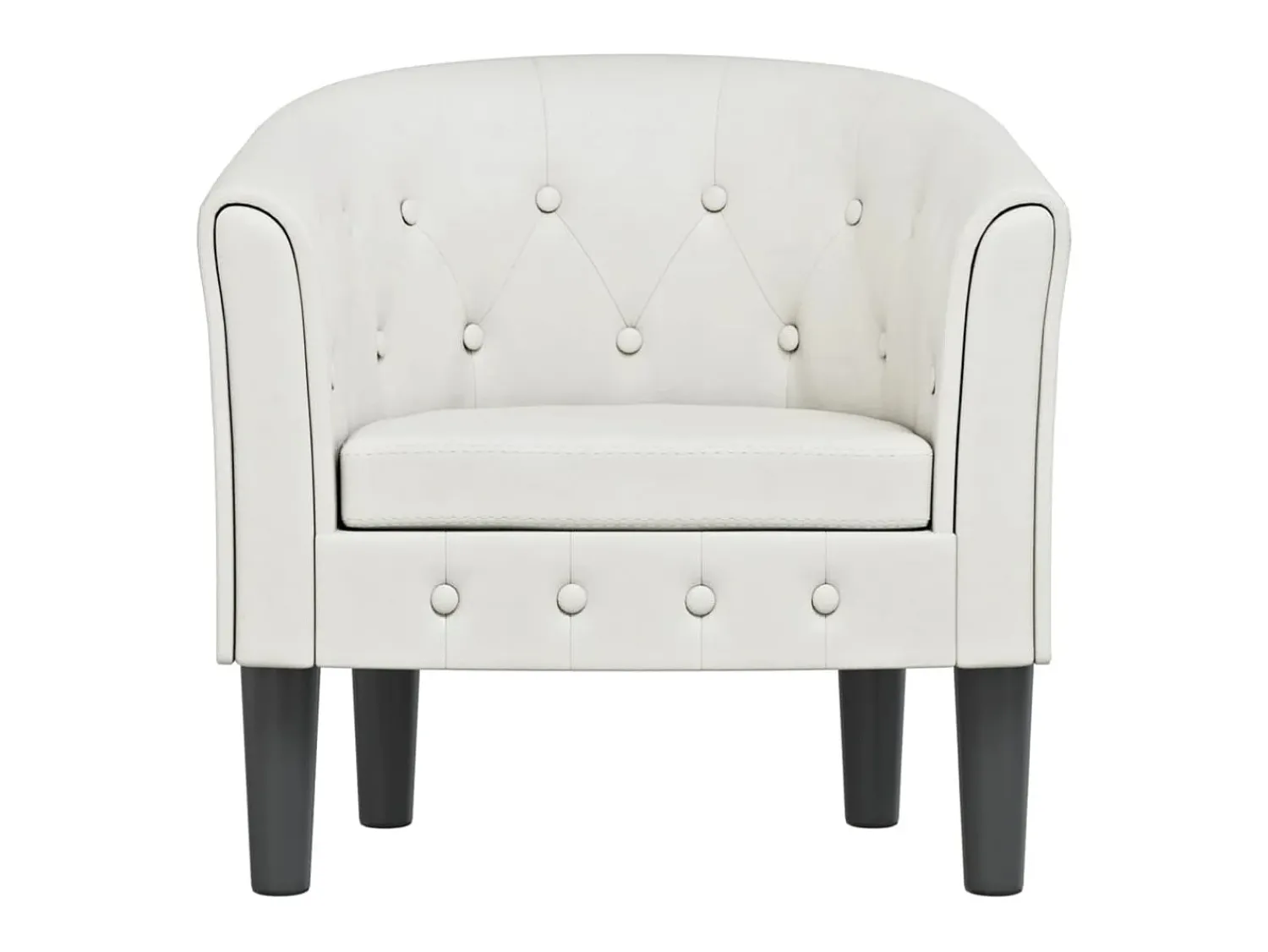 Poltrona* Poltrona couro artificial PT835887 Branco