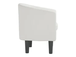 Poltrona|vidaxl Poltrona couro artificial Branco