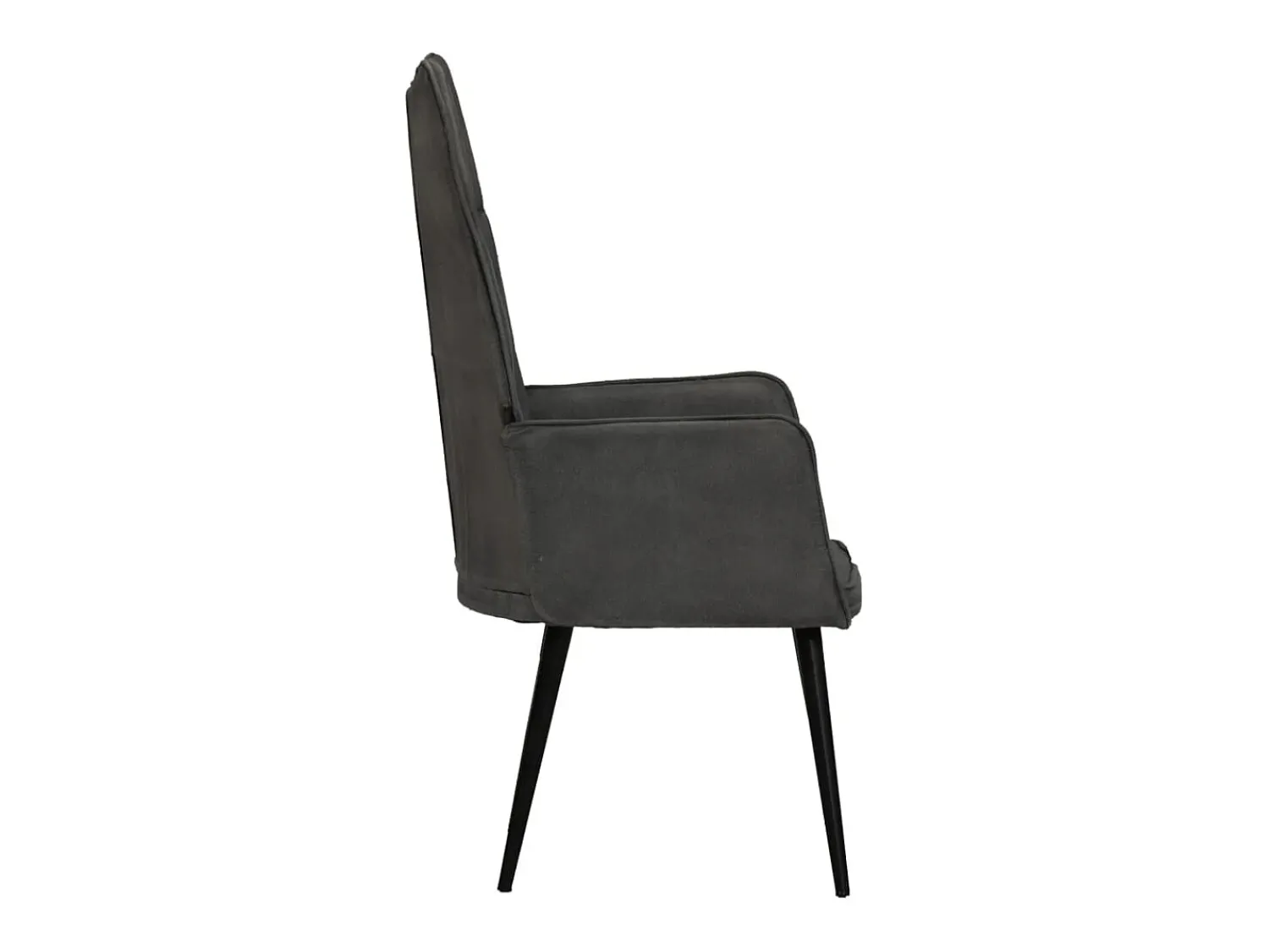 Online vidaxl Poltrona de apoio lona Preto