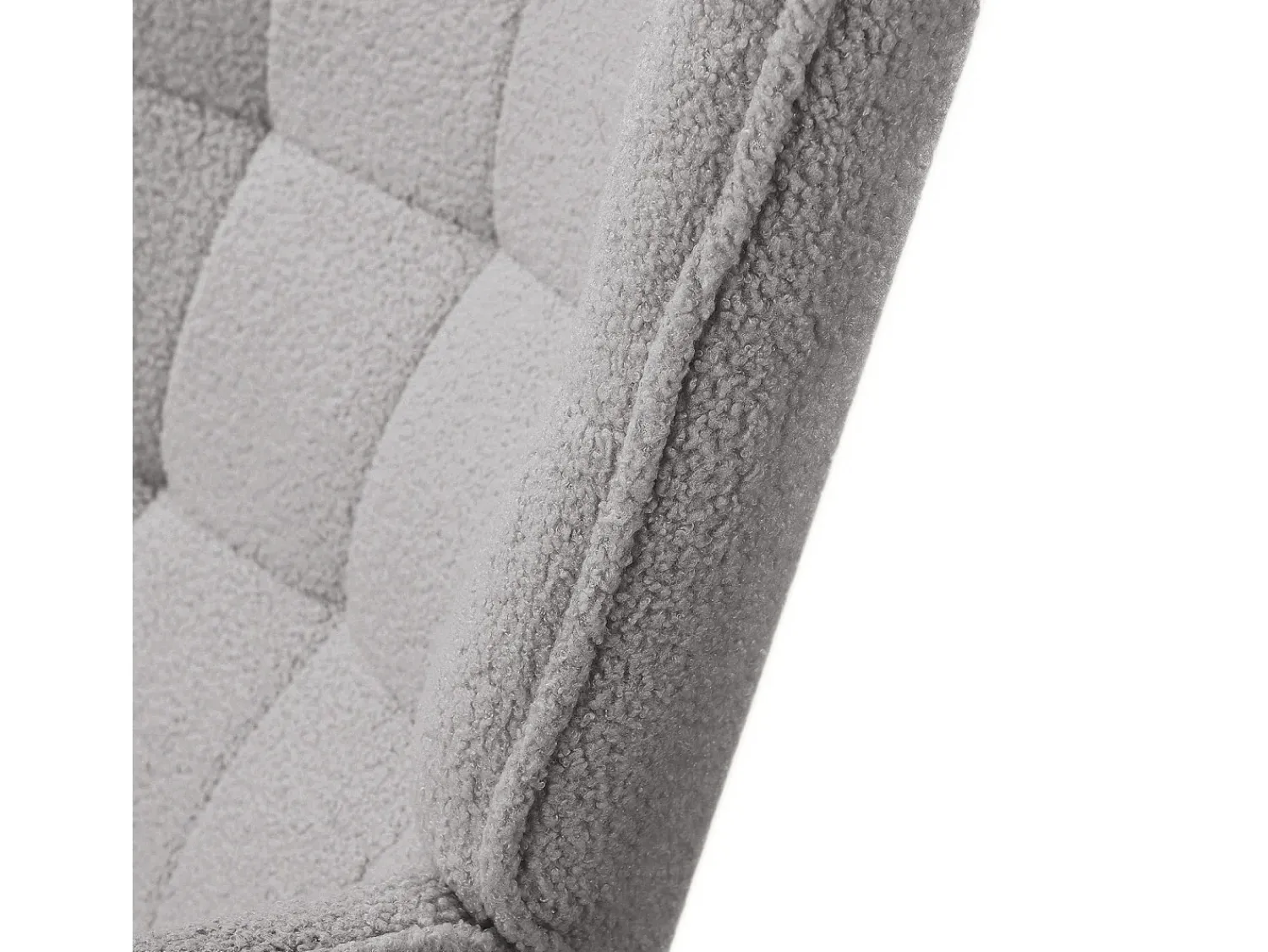 Poltrona| Poltrona de balanço de pelúcia estilo ursinho de pelúcia, poltrona de leitura acolchoada, encosto xadrez, cinza claro Cinzento claro