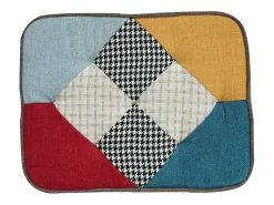Sale KOMHTOM Poltrona de baloiço com conectores dianteiros e traseiros, apoio para os pés, multicolorida Multicor