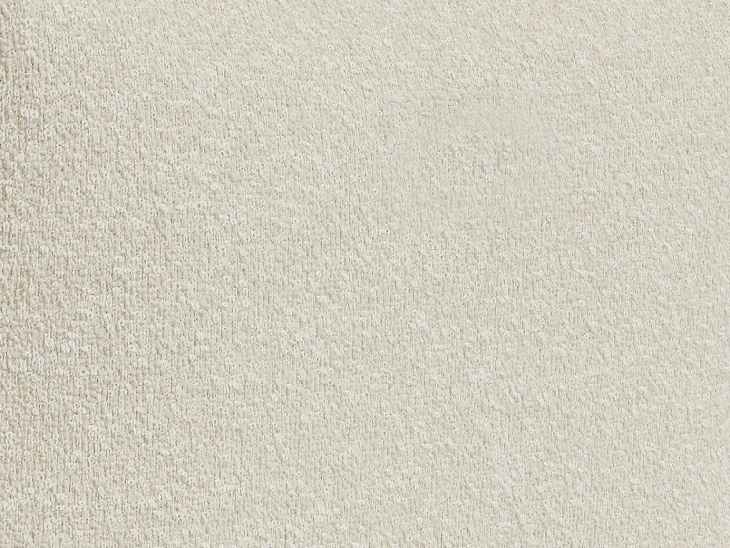 Discount Vente-unique Poltrona de canto em tecido bouclé estilo contemporâneo NOUMARA Branco sujo