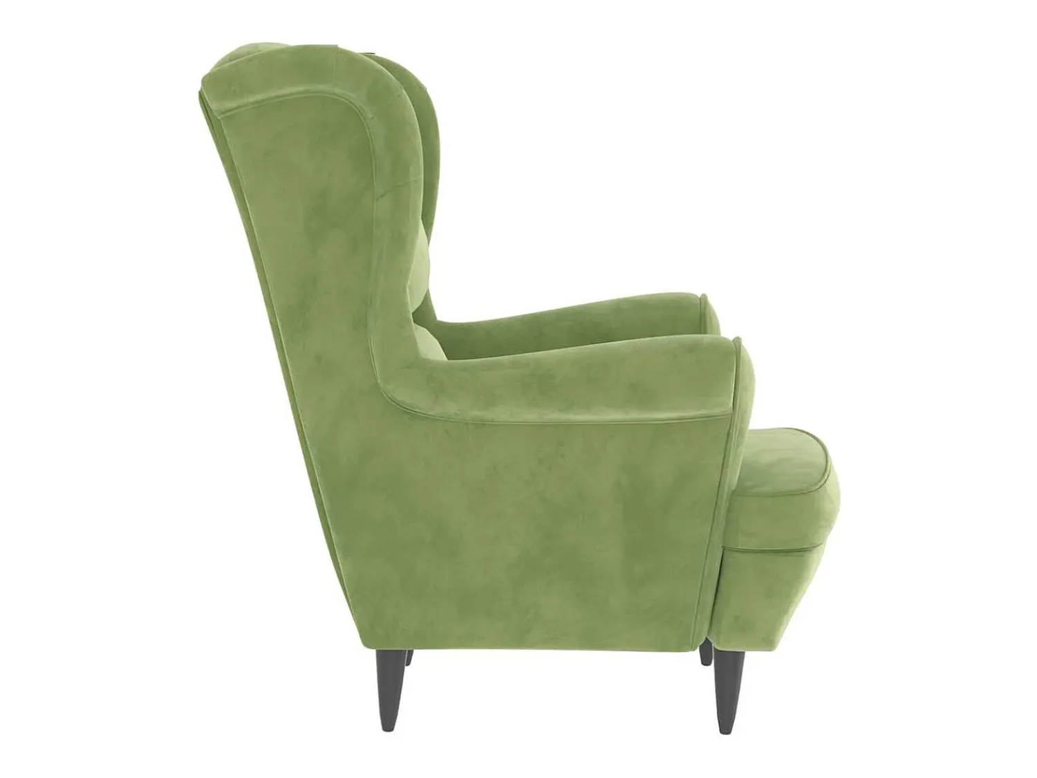 Poltrona|vidaxl Poltrona de descanso com banco veludo -claro Verde