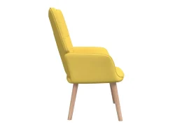 Discount Poltrona de descanso tecido mostarda PT185900 Amarelo