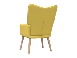 Discount Poltrona de descanso tecido mostarda PT185900 Amarelo