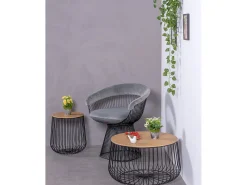Nest Dream Poltrona de design estofada em veludo e estrutura em aço - Albert - Cinza^ Poltrona
