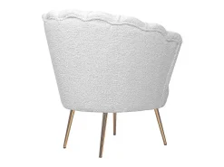 Sale Habitat et jardin Poltrona de laço "Floria" - 75 x 68 x 77,5 cm - Branco