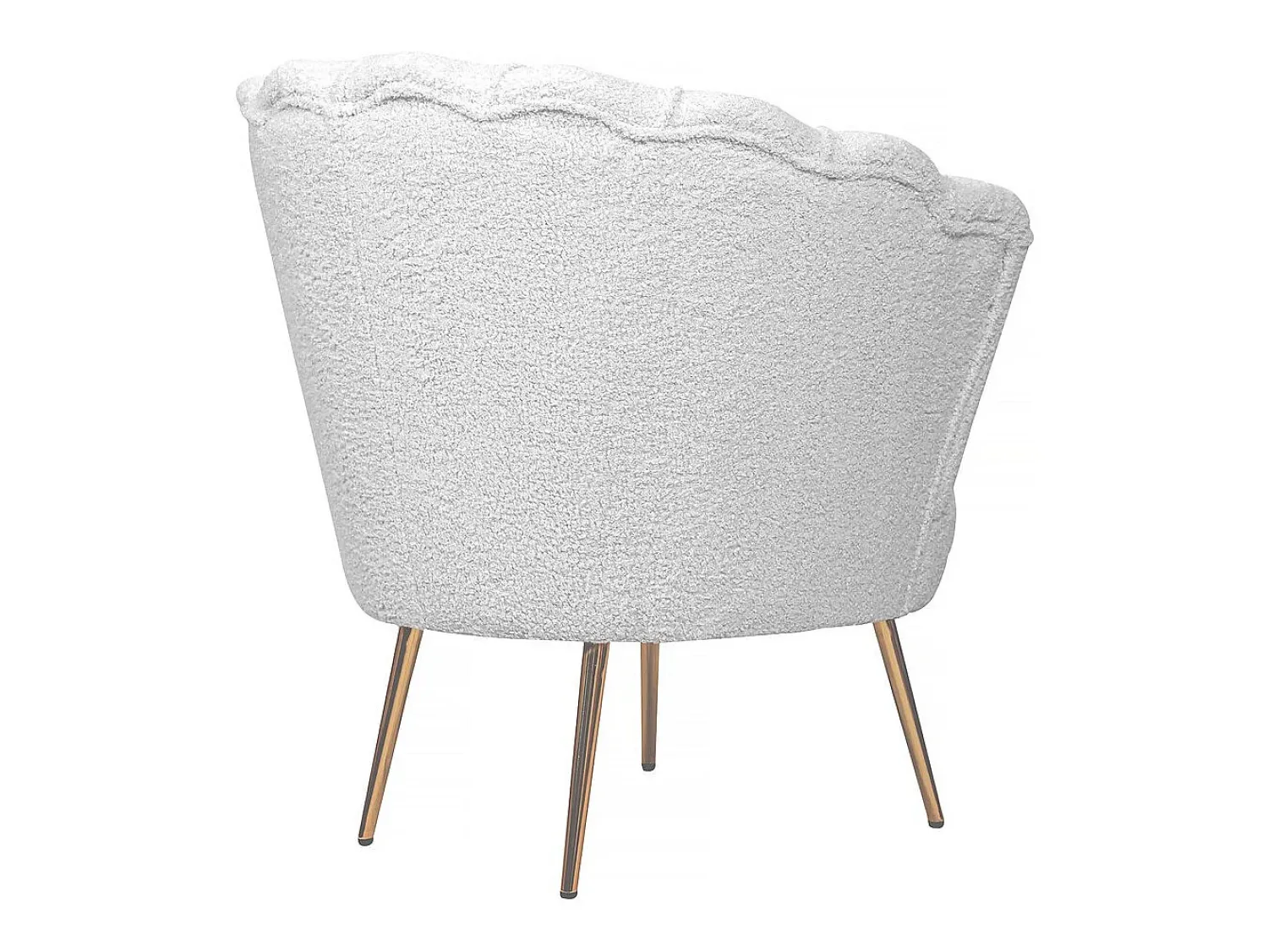 Sale Habitat et jardin Poltrona de laço "Floria" - 75 x 68 x 77,5 cm - Branco