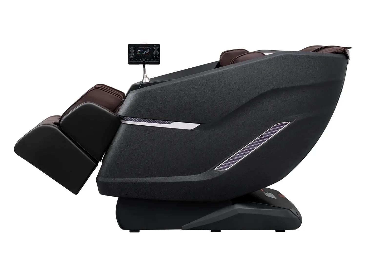Poltrona* Poltrona de Massagem SucceBuy 3D Shiatsu SL Rail Zero Gravity, 10-18 Modos, Aquecimento, Alto-falante Bluetooth, 160 kg Castanho