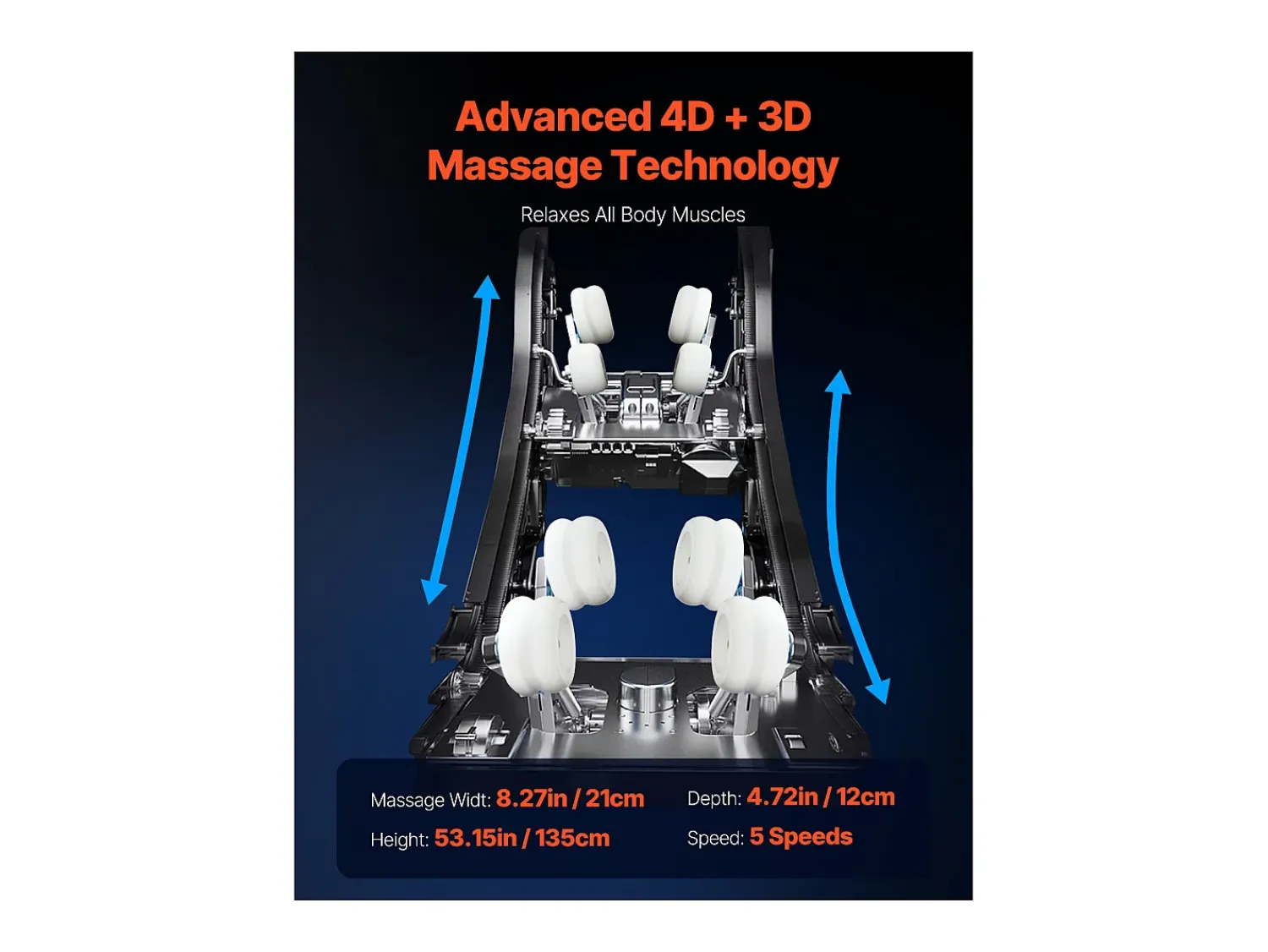 Poltrona* Poltrona de Massagem SucceBuy com Calha SL, Poltrona de Relaxamento e Massagem Reclinável 3D/4D, Zero Gravity, Modo de Alongamento para Ioga, com Voz de IA Preto