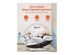 Poltrona* Poltrona de Massagem SucceBuy com Calha SL, Poltrona de Relaxamento e Massagem Reclinável 3D, Zero Gravity, 18 Modos Automáticos, Aquecimento, com Pedal Retrátil Multicor