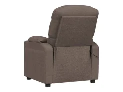 vidaxl Poltrona de massagens elétrica reclinável tecido cinza-acast.^ Poltrona