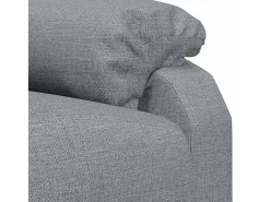 Poltrona|vidaxl Poltrona de massagens elétrica tecido -claro Cinzento