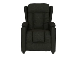 vidaxl Poltrona de massagens elétrica tecido^ Poltrona