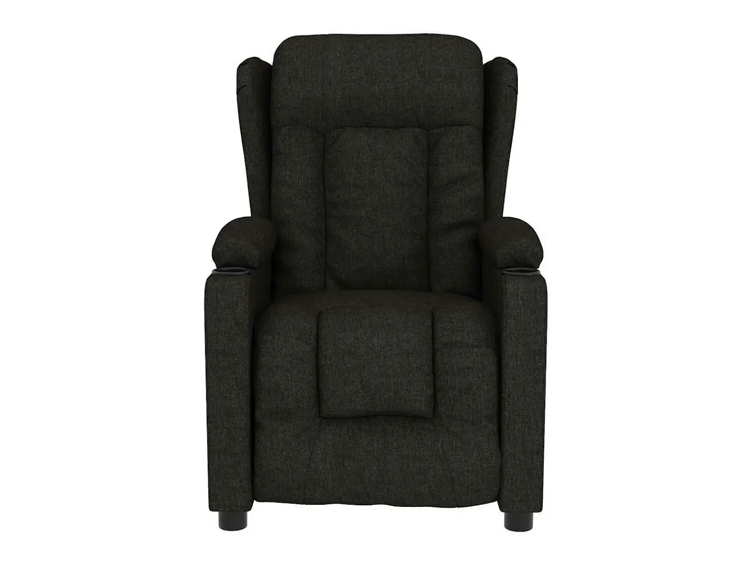 vidaxl Poltrona de massagens elétrica tecido^ Poltrona