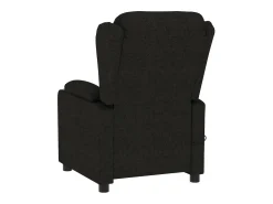vidaxl Poltrona de massagens elétrica tecido^ Poltrona