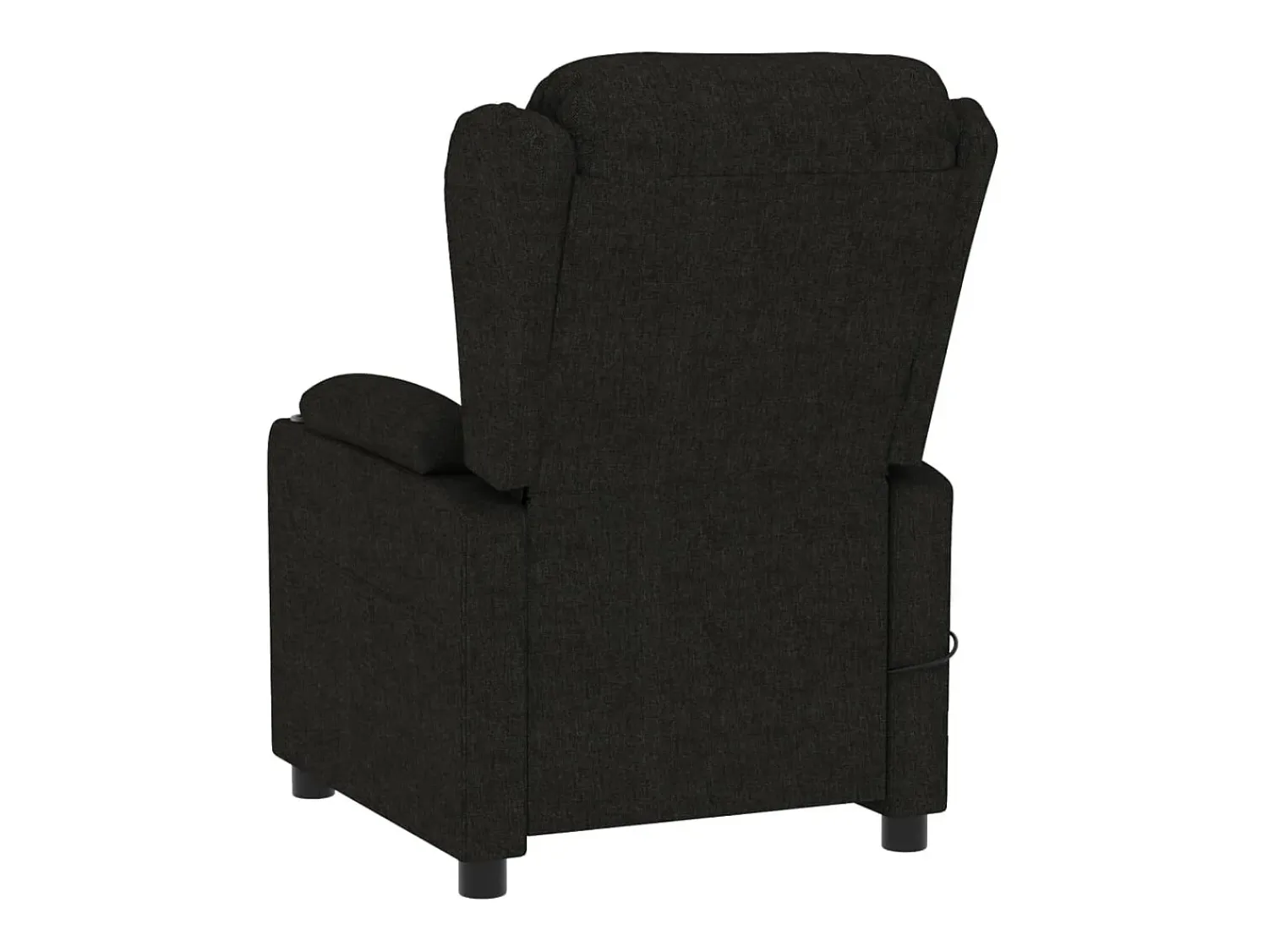 vidaxl Poltrona de massagens elétrica tecido^ Poltrona
