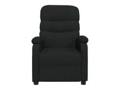 vidaxl Poltrona de massagens elétrica tecido^ Poltrona