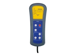 vidaxl Poltrona de massagens elétrica reclinável tecido tinto^ Poltrona