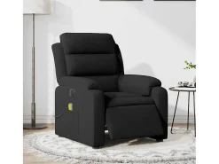 Poltrona| Poltrona de massagens reclinável elétrica veludo SHL556624 Preto