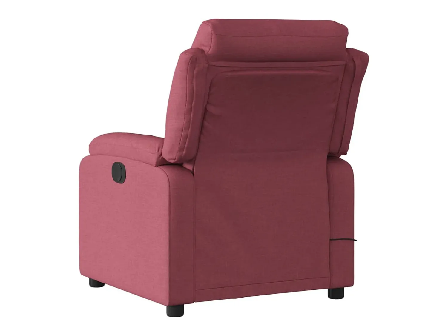 Poltrona* Poltrona de massagens reclinável tecido tinto PT850059 Vermelho