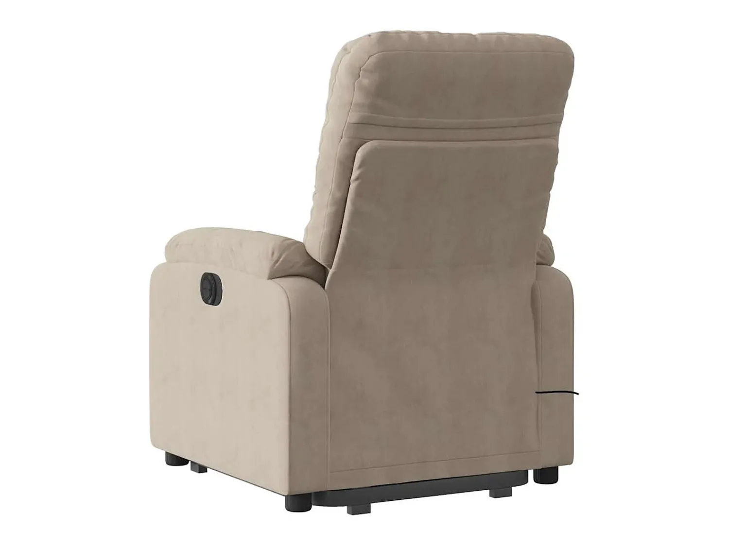 Hot Poltrona de massagens reclinável microfibra cinza-acastanhado SHL497614 Taupe