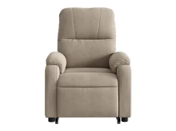 Hot Poltrona de massagens reclinável microfibra cinza-acastanhado SHL497614 Taupe