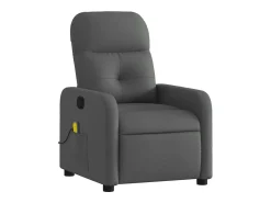 Poltrona* Poltrona de massagens reclinável tecido cinzento-escuro SHL874289 Cinza antracite