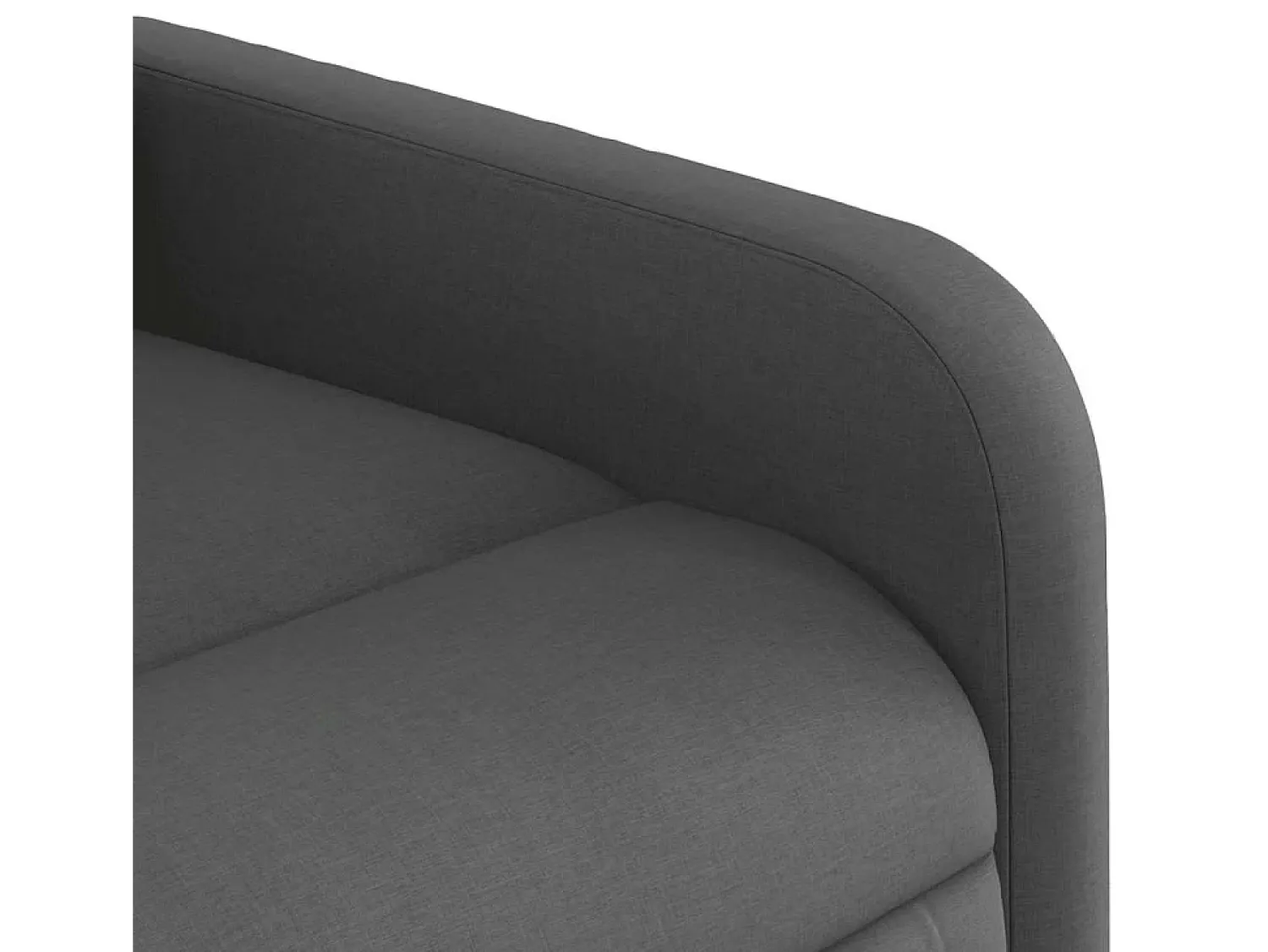 Poltrona* Poltrona de massagens reclinável tecido cinzento-escuro SHL874289 Cinza antracite