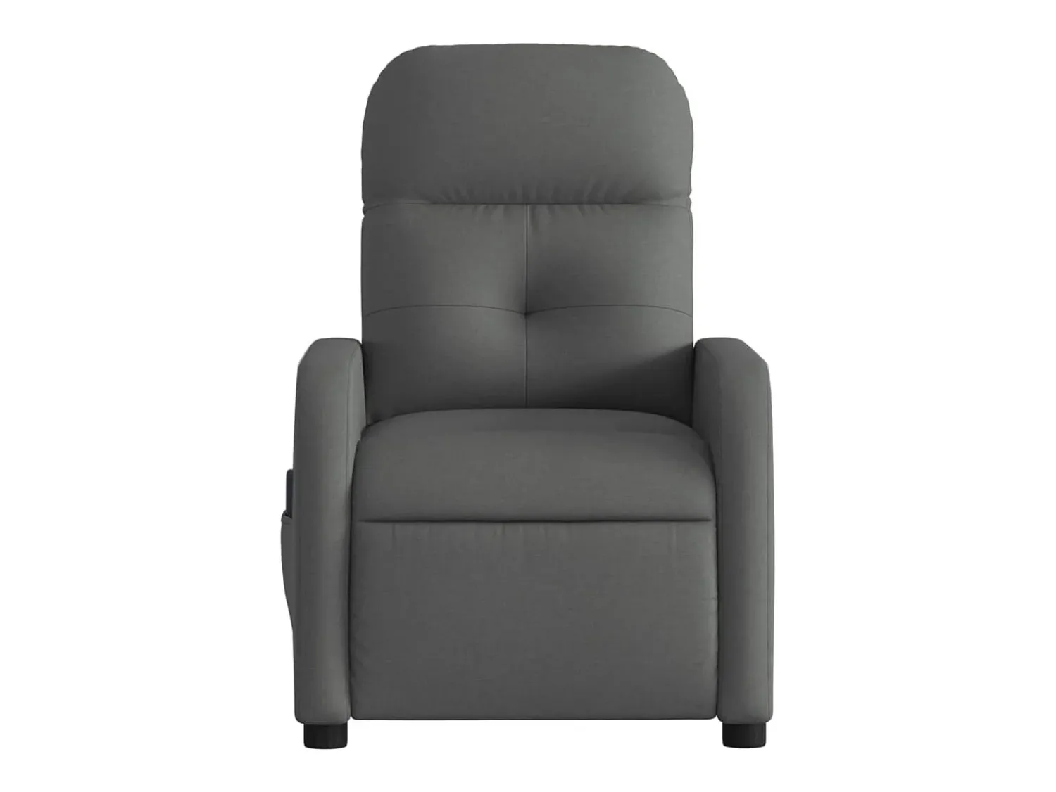 Poltrona* Poltrona de massagens reclinável tecido cinzento-escuro SHL874289 Cinza antracite