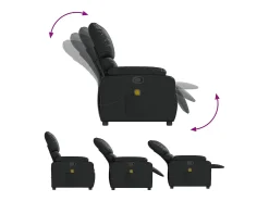 Poltrona de massagens reclinável couro artificial SHL652992^ Poltrona