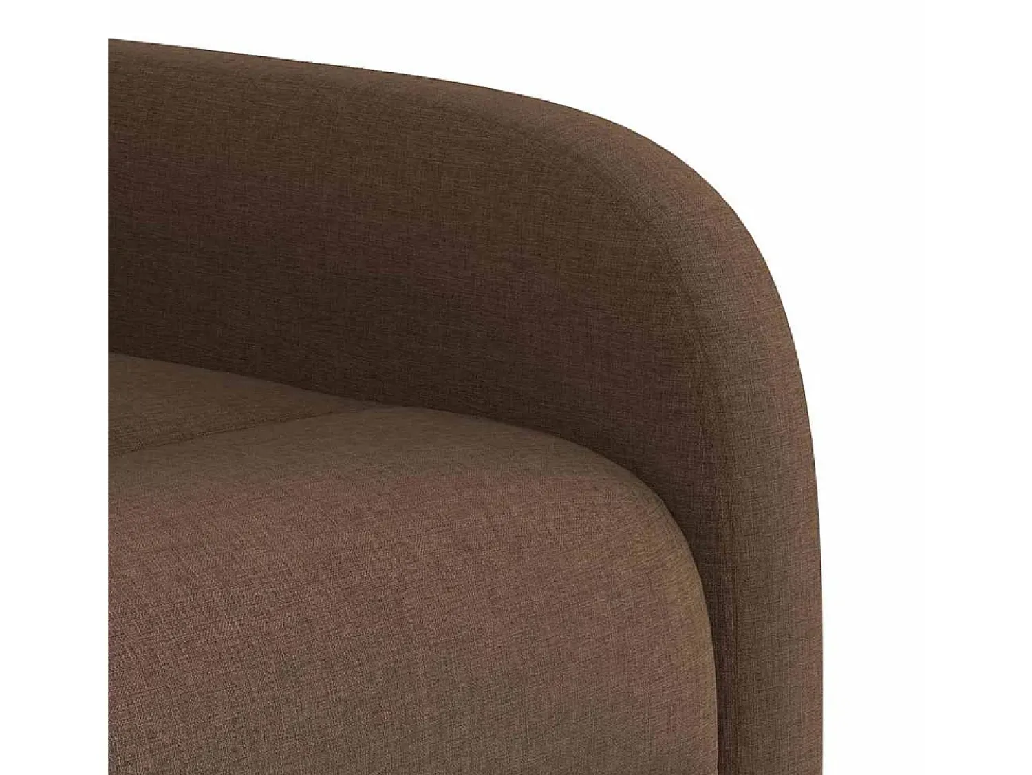 Poltrona|vidaxl Poltrona de massagens reclinável tecido Castanho