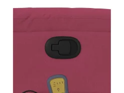 Poltrona| Poltrona de massagens reclinável veludo tinto SHL759526 Vermelho