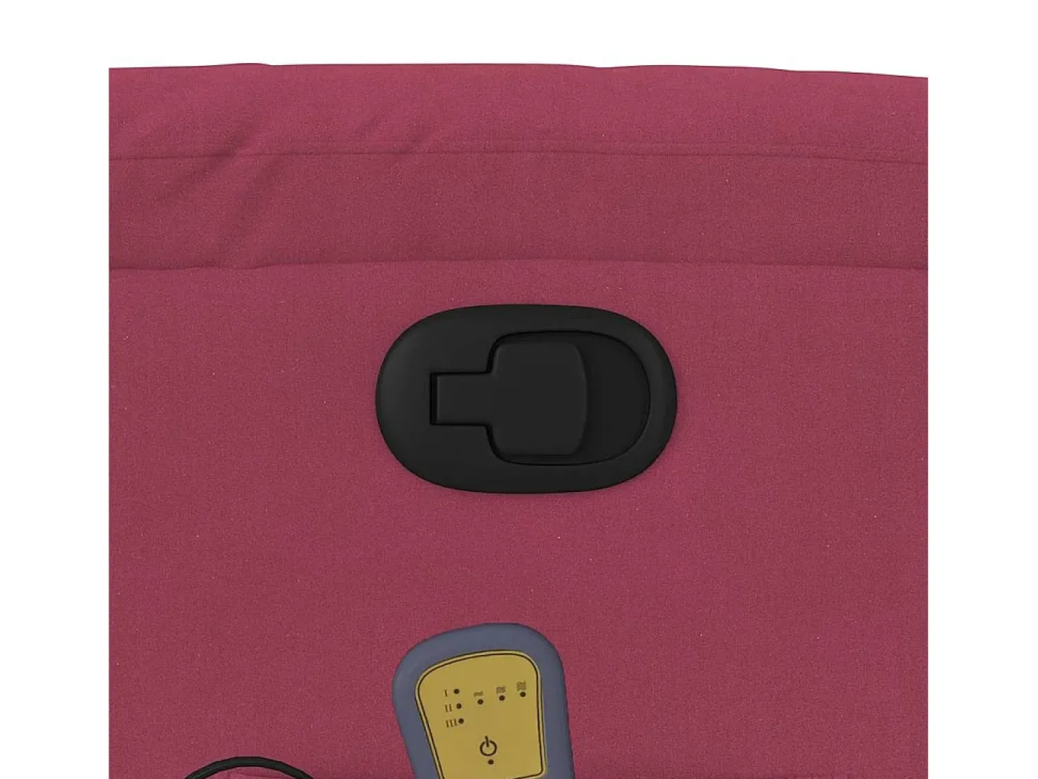 Poltrona| Poltrona de massagens reclinável veludo tinto SHL759526 Vermelho