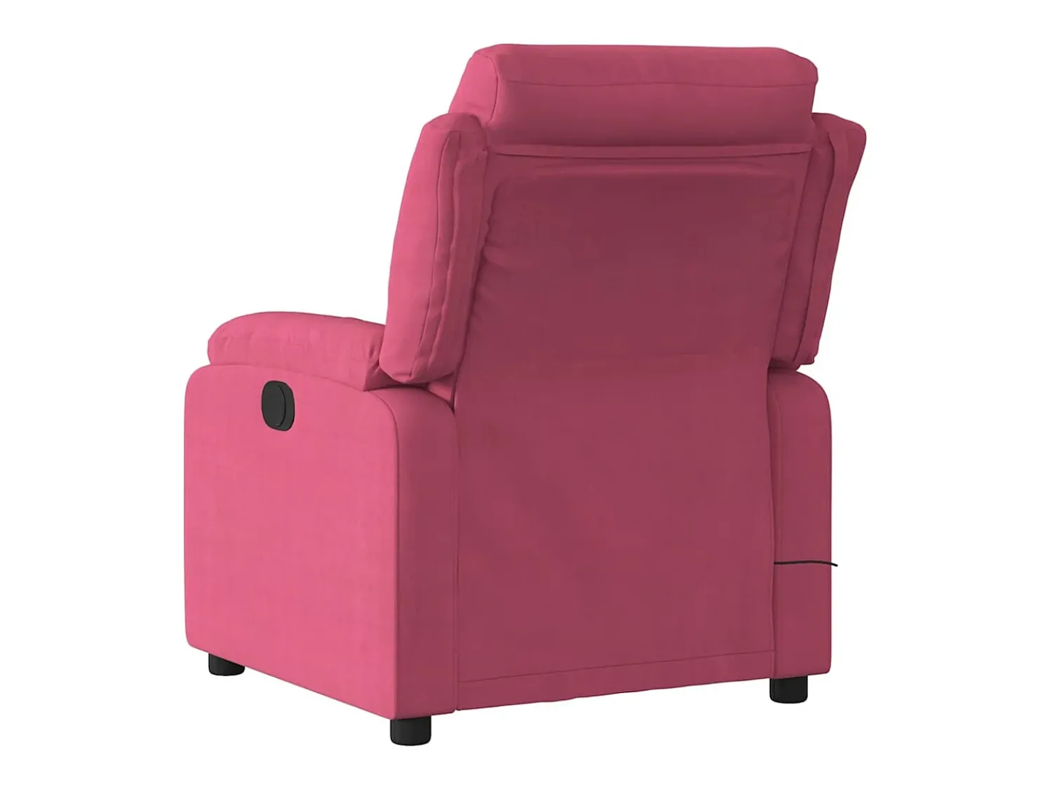 Poltrona| Poltrona de massagens reclinável veludo tinto SHL759526 Vermelho