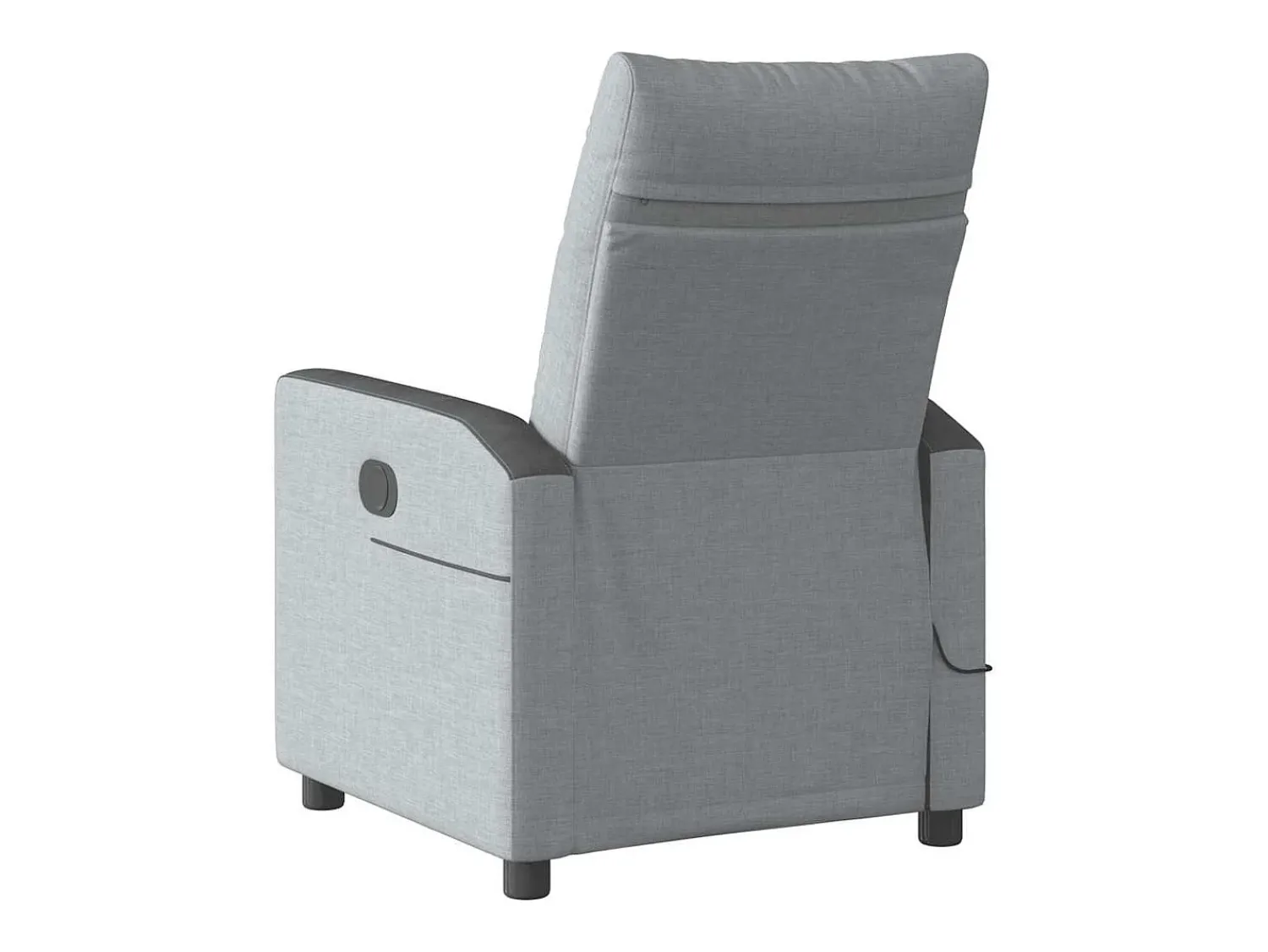 Poltrona| Poltrona de massagens reclinável elétrica tecido -claro SHL9172 Cinzento