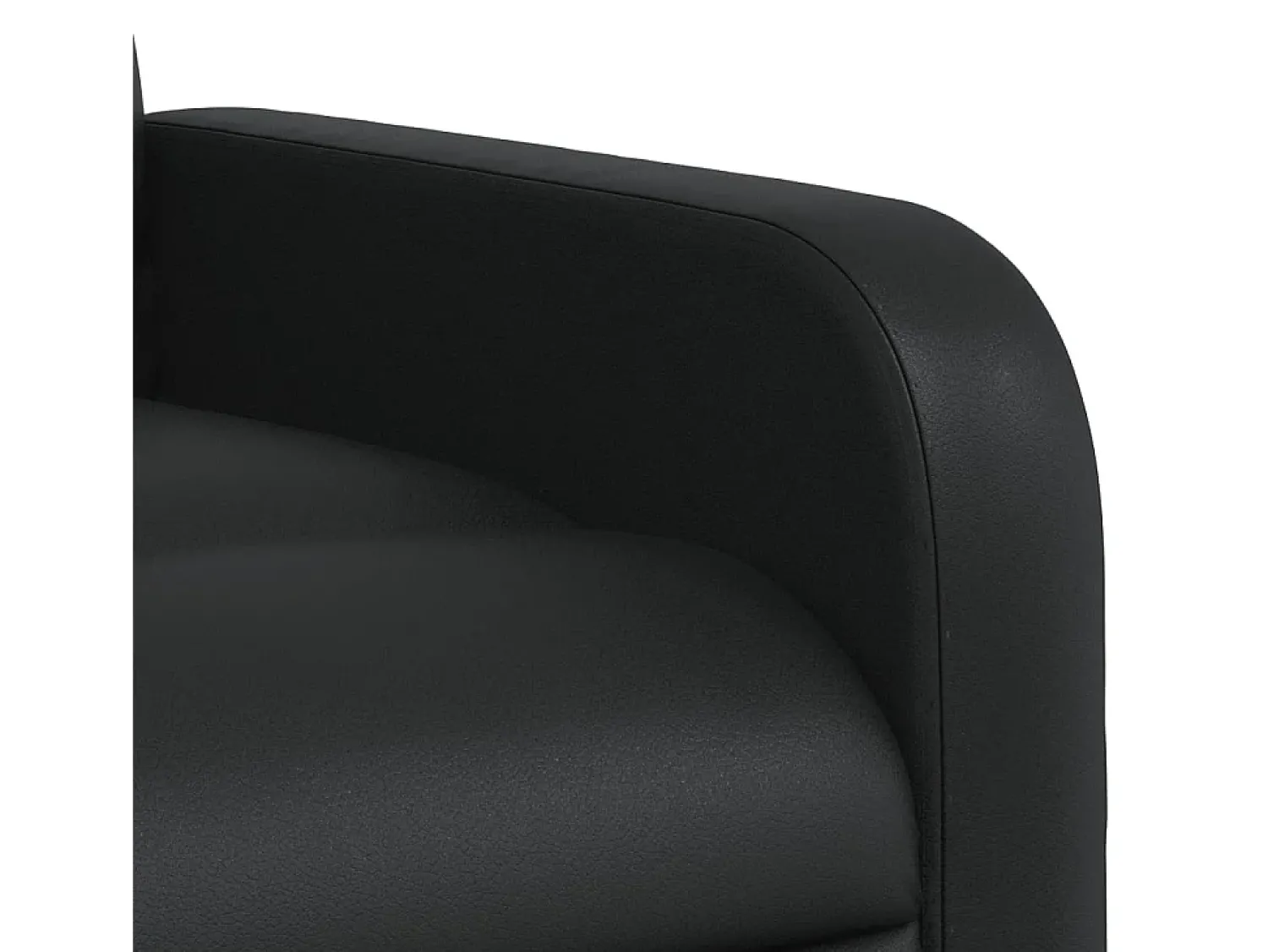 Poltrona* Poltrona de massagens reclinável couro artificial SHL477853 Preto