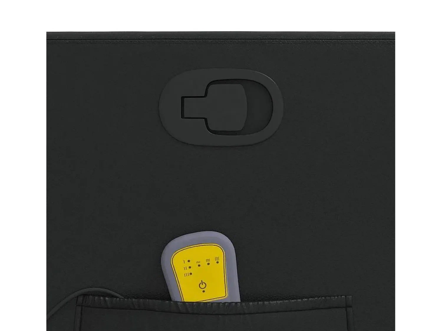 Poltrona* Poltrona de massagens reclinável couro artificial SHL477853 Preto