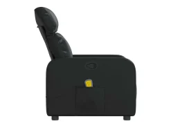 Poltrona* Poltrona de massagens reclinável couro artificial SHL477853 Preto